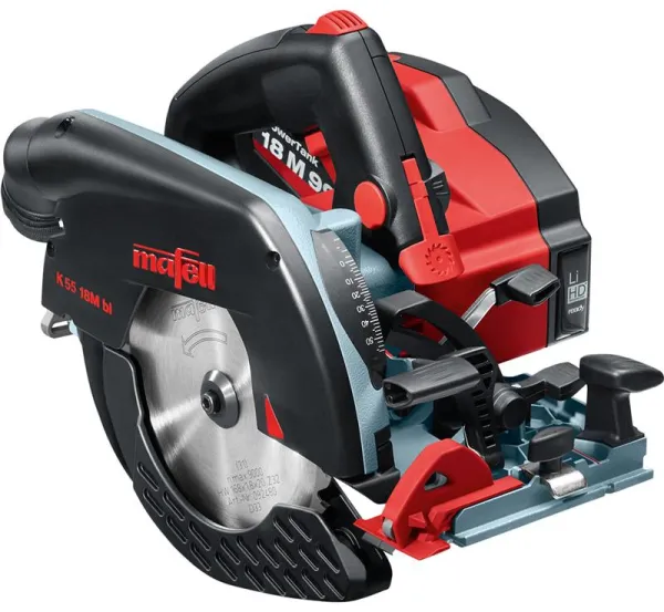 Mafell Batterihandcirkelsåg K 55 18M bl PURE i T-MAX väska