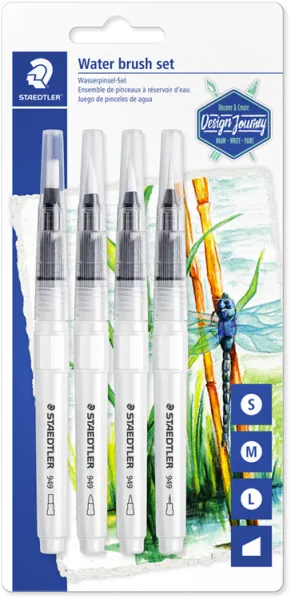Staedtler Pensel, 4 st Ass. Bk