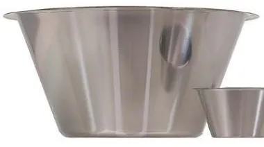 Rörskål, hög, rostfritt stål, Ø40,5xH24 cm, 14 L