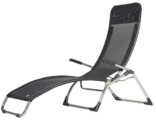 Fiam Samba Solsäng Svart