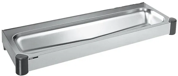 Juvel Intra juvel p12 diskkanal utan bakplatta, avlopp i mitten, rostfritt stål